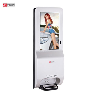เครื่องเล่นสื่อ 21.5 นิ้ว ป้ายดิจิทัลฆ่าเชื้อ Android 35W