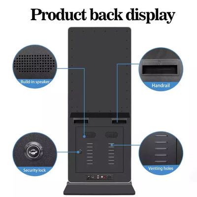 NTSC 43in อินเตอร์เอคทีฟ LCD Digital Signage FCC ตกพื้น