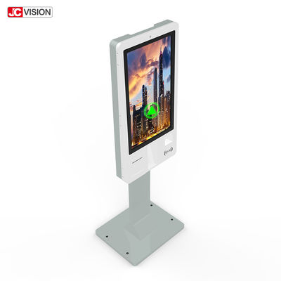 พกพา 32in แอนดรอยด์ CMS ชั้นยืน Digital Signage IR Touch