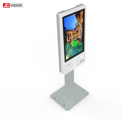 พกพา 32in แอนดรอยด์ CMS ชั้นยืน Digital Signage IR Touch