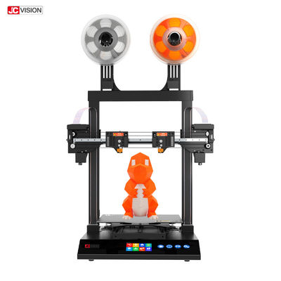 เครื่องพิมพ์ 3 มิติแบบตั้งโต๊ะ JCVISION PLA Dual Extruder 400W สองหัวฉีด