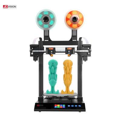 เครื่องพิมพ์ 3 มิติแบบตั้งโต๊ะ JCVISION PLA Dual Extruder 400W สองหัวฉีด