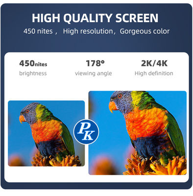 จอแสดงผลวิดีโอวอลล์ LCD 4K ขนาด 46 นิ้ว ติดผนัง พร้อมเครื่องเล่นโฆษณาแบบไร้รอยต่อ
