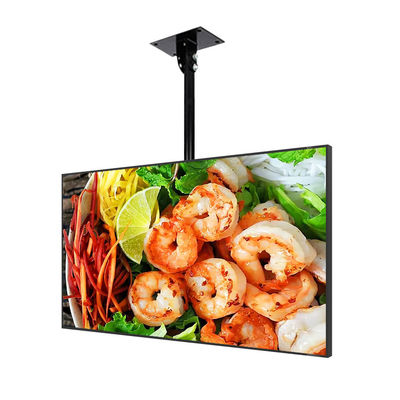 JCVISION เมนูบอร์ด HD ผนังติดโฆษณา 55 นิ้ว LED Panel Network ร้านอาหาร Digita Display