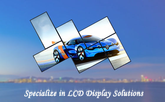 ขอบจอ 3.5 มม. วิดีโอวอลล์ LCD แบบไร้รอยต่อ 2x2 ขนาด 46 นิ้ว ขอบจอบางพิเศษ