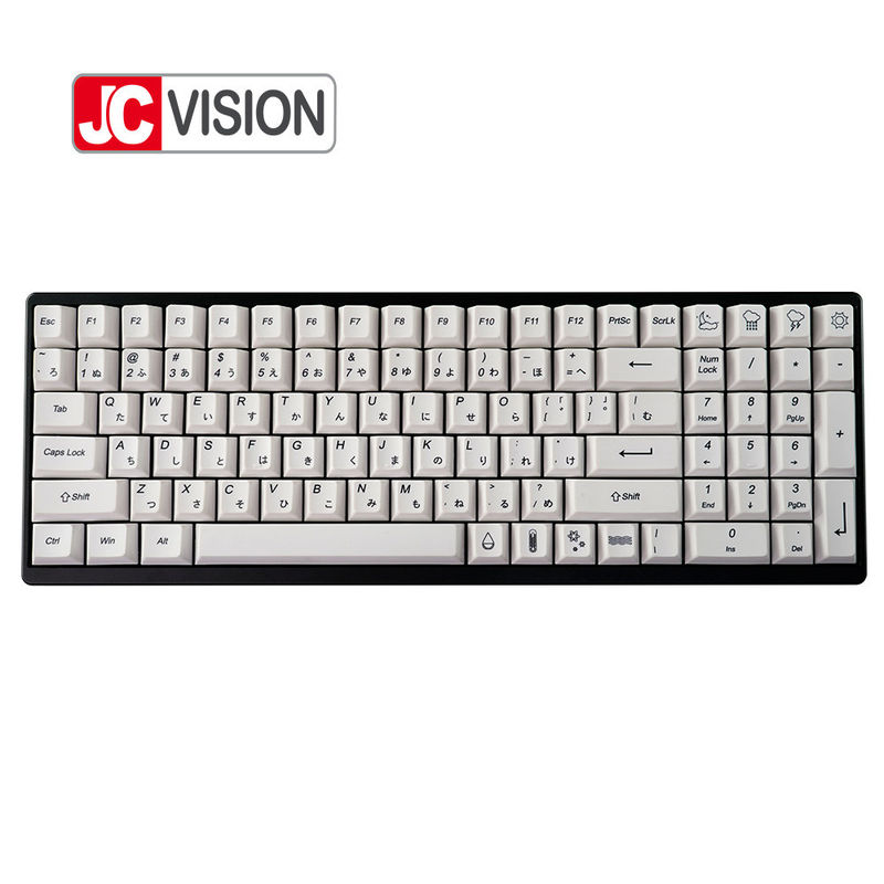 JCVISION 96 คีย์ DIY คีย์บอร์ดเครื่องจักรกล ไม่ร้อน เปลี่ยนแปลง โปรแกรม PCB รองรับ ANSI