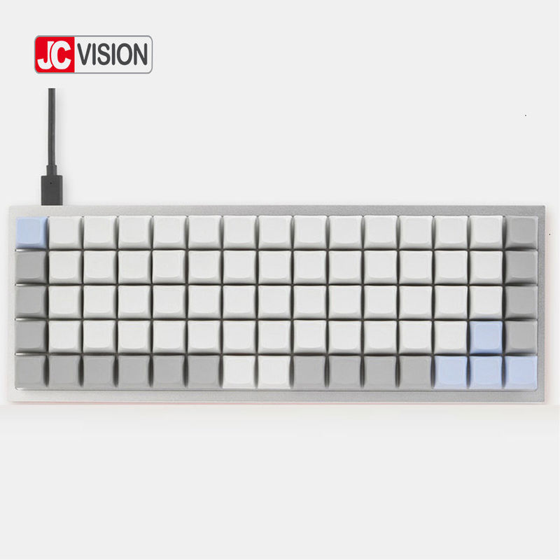 ชุดคีย์บอร์ดกลไก 75 ปุ่ม กล่องอะลูมิเนียม Anodized อินเทอร์เฟซ Type-C แบบ Hot Swappable