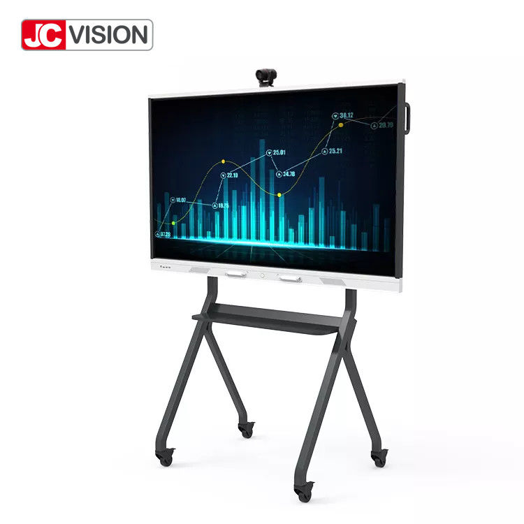 JCVISION กรอบดำ BOE แผง LCD พร้อมระบบสัมผัส 20IR กล้องในตัว / ไมโครโฟนอาร์เรย์