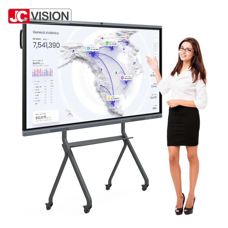 กระดานอัจฉริยะ JCVISION Interactive Flat Panel Multi Size โซลูชันการสอนแบบ All In One