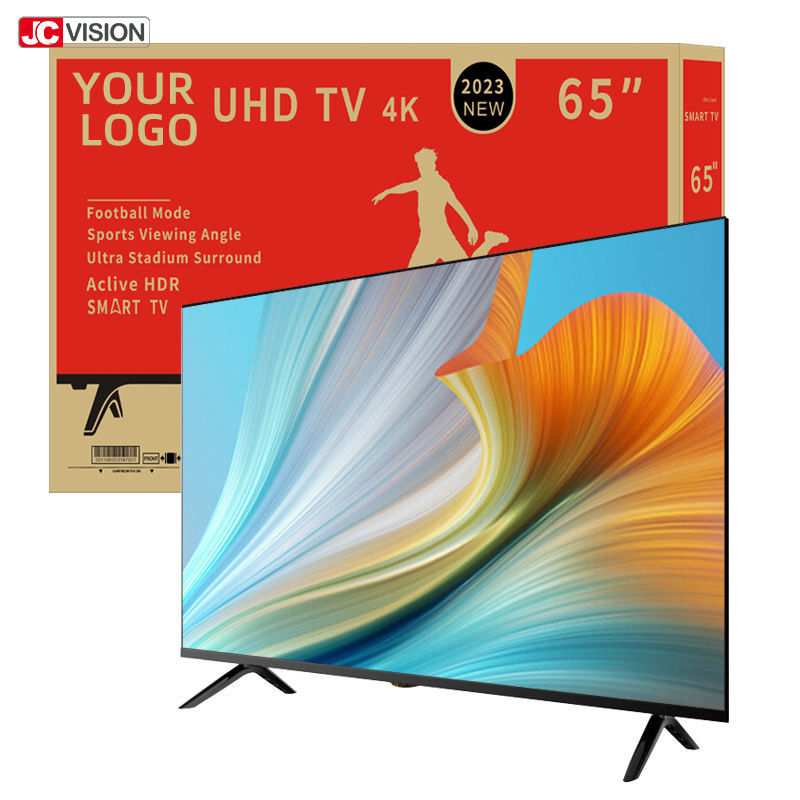 JCVISION 65 นิ้ว Smart TV หน้าจอป้ายดิจิตอลภายในห้อง พร้อม OSD หลายภาษา