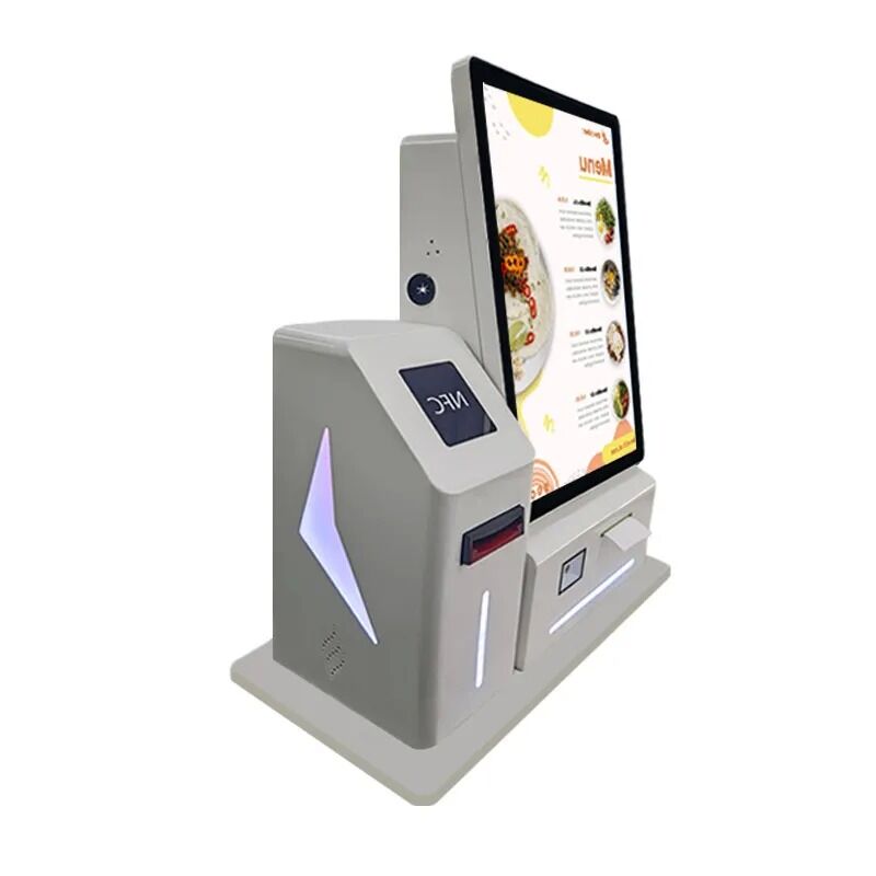 Nvidia Chipset 24" Outdoor Waterproof IP55 Self Service Payment Kiosk รายละเอียดรวดเร็วของเทอร์มินอลการชําระเงินหน้าจอสัมผัสภายนอก