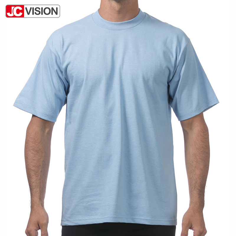 JCVISION เสื้อยืดสําหรับผู้ชาย เสื้อยืดผู้ชาย 100% ผ้าใบ O คอ สั้น แขนเรียบ เสื้อร้อนขนาดใหญ่