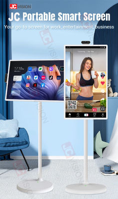JCVISION Portable 24 Inch Rotatable HD Touch Display IPS Screen สมาร์ทบอร์ด