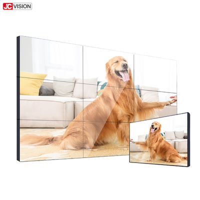 178 องศา LCD วิดีโอ ผนังจอ 4K HD 3x3 วิดีโอ ผนัง Digital Signage 46 