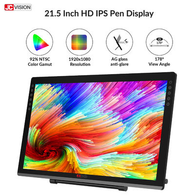 250 PPS ครบกระดาษ Laminated Pen LCD บอร์ดเขียน 8192 ความดัน Anti Glare 21.5in