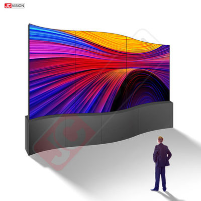 Jcvision LOFIT หน้าจอ LED แบบยืดหยุ่น P4 ติดตั้งภายนอก ผนังจอโฆษณาขนาดใหญ่