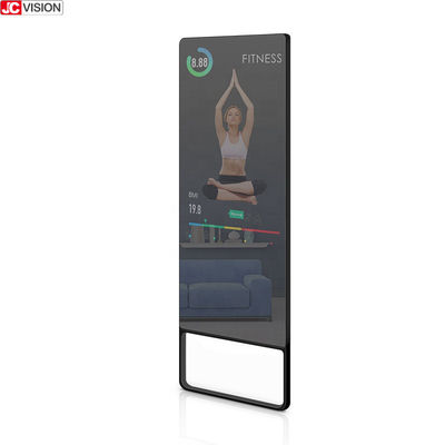 หน้าจอ LCD 43 นิ้ว DIY สมาธิกระจก Smart Home Gym สําหรับการออกกําลังกายโยคะ