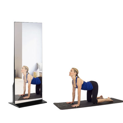 ดินยืน DIY สมาธิกระจก 65 นิ้ว อินเตอร์เอ็กทีฟtouchscreen สําหรับ GYM